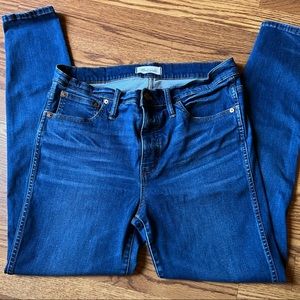 Size 31 Madewell skinny jeans
